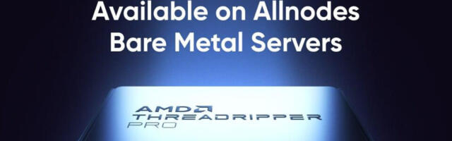 Allnodes Among First to Launch Bare Metal Servers powered by AMD Threadripper 9000 Series