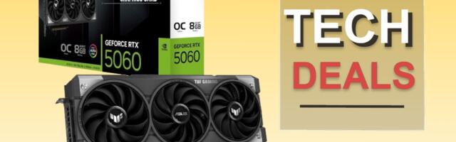 Amazon is offering a $324 Nvidia RTX 5060 GPU deal in a lightning sale, making it the cheapest model available — 1080p gaming on a budget