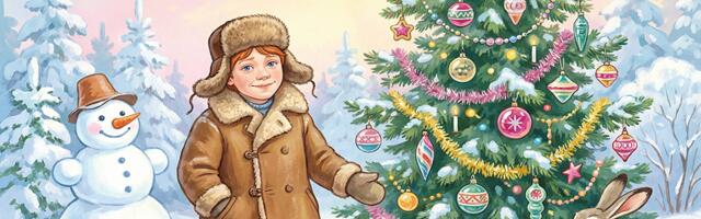 Как сделать из своего фото новогоднюю открытку в стиле СССР через нейросеть: инструкция и промты