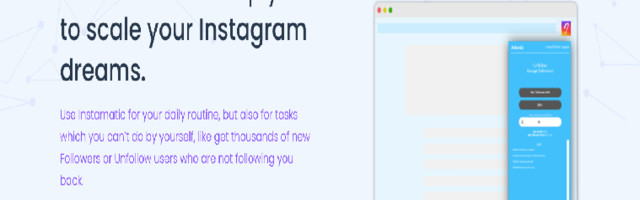 Instamatic – Automated marketing tool to scale Instagram dreams