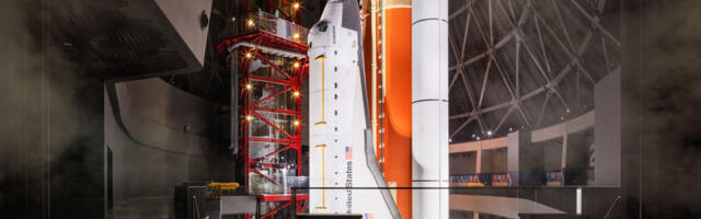 November launch set for space shuttle Endeavour's towering display