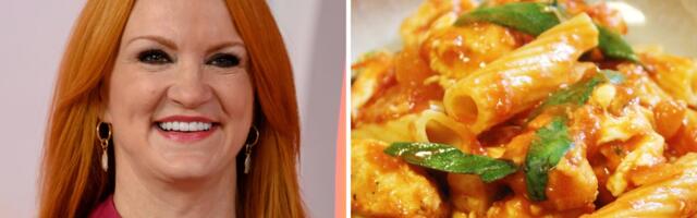 I made The Pioneer Woman's chicken mozzarella pasta. I see why she calls it one of the 'easiest pastas on the planet.'