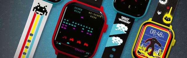 This Apple Watch clone straps a retro gaming machine to your wrist.