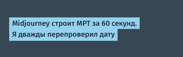 Midjourney строит МРТ за 60 секунд. Я дважды перепроверил дату