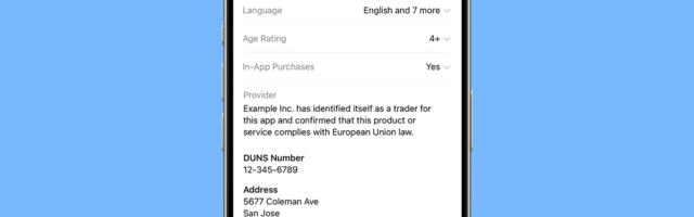 Apps That Didn't Add 'Trader' Contact Info in the EU Removed From App Store