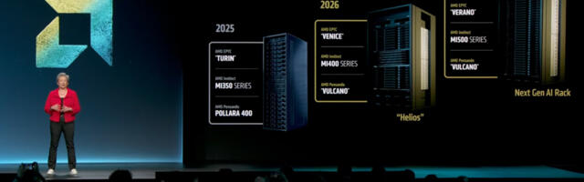 AMD preps Mega Pod with 256 Instinct MI500 GPUs, Verano CPUs — Leak suggests platform with better scalability than Nvidia will arrive in 2027