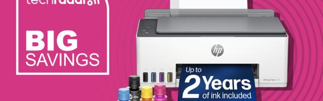 HP's Smart Tank 5101 all-in-one cartridge-free printer includes up to two years of free ink and it's nearly 30% off right now