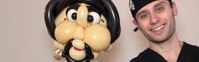 I have $400,000 in med school debt. I'm doing balloon art to pay it down.
