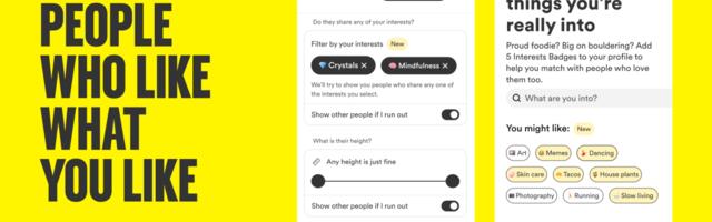 Bumble now lets you sort matches by interests