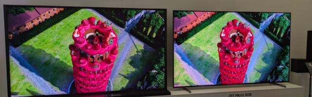I saw Samsung's micro-RGB next to a Hisense RGB mini-LED TV, and the future of TV has me excited