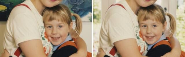 I Tried the 'Hug Your Younger Self' AI Trend. It Was Adorable