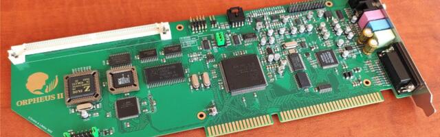 Orpheus II ISA soundcard returns due to ‘popular demand’ — aimed at DOS and early Windows users, this card includes hardware to support every major audio standard