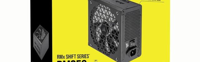 Corsair's RM750x Shift PSU with side-mounted power cables is down to $89, its lowest-ever price