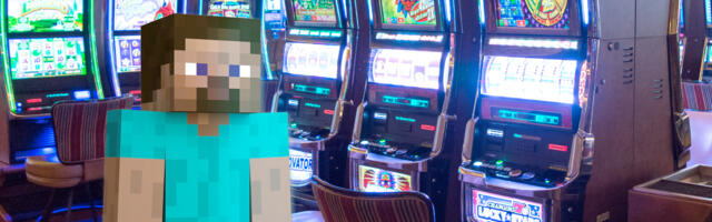 Minecraft players have started building in-game slot machines