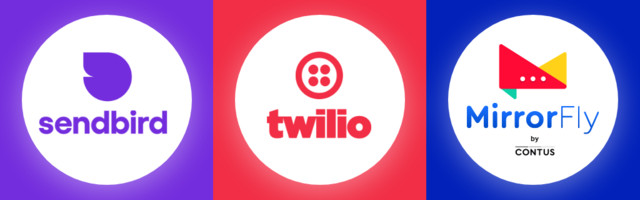 Twilio vs Sendbird vs CONTUS MirrorFly Feature Comparsion | Twilio vs Competitors