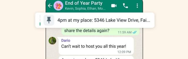 You can now pin multiple messages in a WhatsApp chat