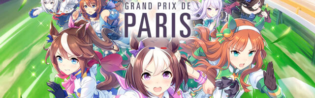 Grand Prix de Paris sponsored by anime horse racing game developer
