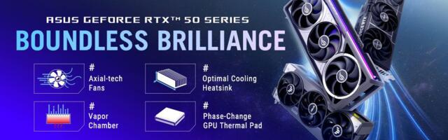 Asus introduces flagship ROG Astral RTX 50-series GPUs alongside ROG Strix, TUF and Prime models
