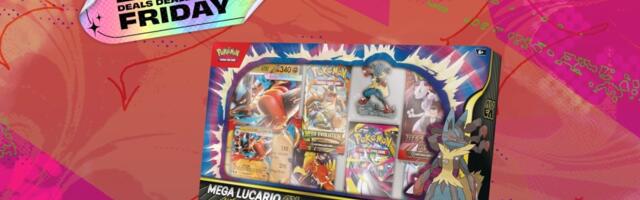 This Pokémon TCG Mega Lucario ex Figure Collection is below market value after Black Friday