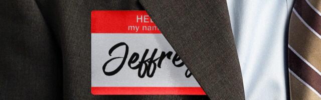 Would anyone name their son Jeffrey in 2026?