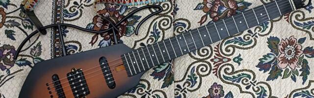 Китайская электрогитара, безголовая во многих значениях этого слова