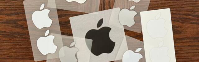 Apple’s plastic-free packaging means pack-in logo stickers are going away