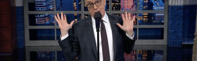 Stephen Colbert gleefully mocks Trumps White House address