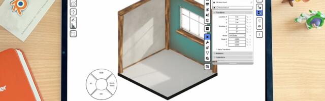 Blender iPad Pro App in Development with Apple Pencil Support