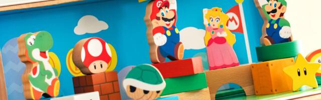 Nintendo's new toddler range includes cute wooden Mario blocks that double as amiibo, but the full set'll cost you £100