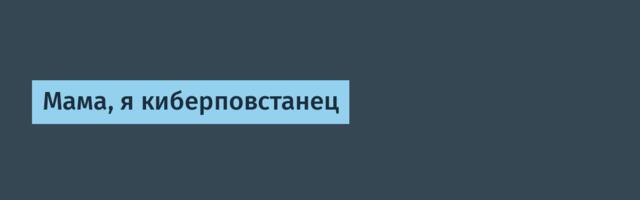 Мама, я киберповстанец