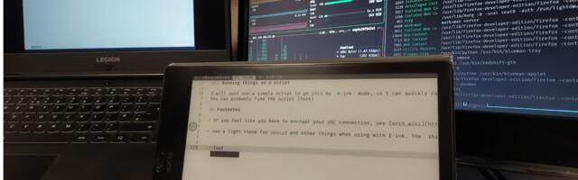 Dev uses ePaper tablet as a secondary display to save his eyes — gives second life to old Onyx Boox Air 2 by mirroring laptop screen