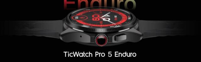 Mobvoi TicWatch Pro 5 Enduro arrives with Snapdragon W5+ Gen 1, AMOLED display, and Wear OS