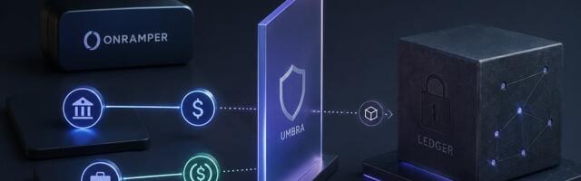 Decoupling the Ledger: Umbra Integrates Onramper for Private Fiat Ramps and Isolated Crypto Payroll