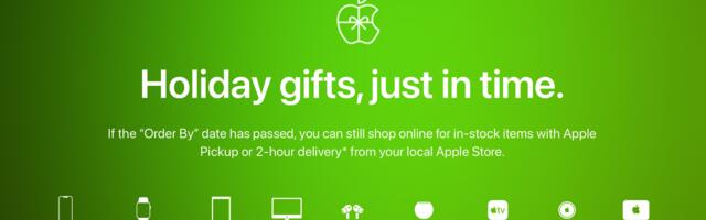Apple Shares Deadlines for Ordering Holiday Gifts