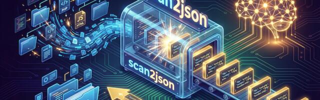 Как я делаю «снимок» проекта в JSON для ИИ (и могу развернуть его обратно). Инструмент scan2json