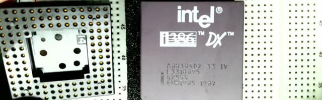 Electronics enthusiast begins breadboard-based Intel 386 system build — a large step up from their previous PC-XT and PC-AT breadboard projects