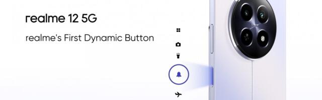 Realme 12 5G teased with a Dynamic Button ahead of launch