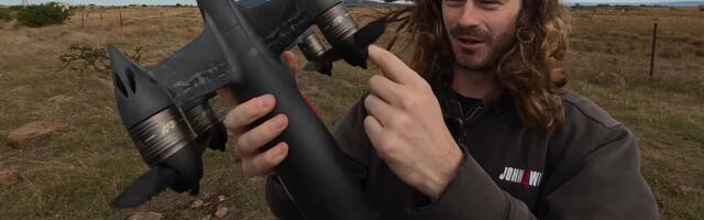 Drone breaks world speed record with 453 mph in test run — exotic sawtooth carbon fiber propeller blades one of the key advances in the Blackbird design