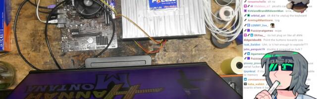 Crazed enthusiast runs PC on 192 AA batteries, successfully boots into Hannah Montana Linux — System is stable during stress testing and even plays FreeDoom