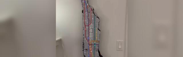 This Raspberry Pi map of Manhattan shows real-time subway train status