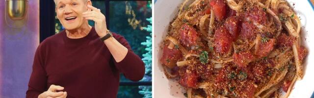 I made Gordon Ramsay's Bloody Mary pasta, a dish inspired by one of his favorite drinks