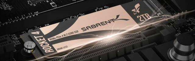 Sabrent releases single-sided Rocket 4 1TB and 2TB SSDs for the first time — DRAM-less and aimed at laptops and consoles