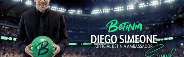 Diego Simeone partners with Betinia in major ambassador deal