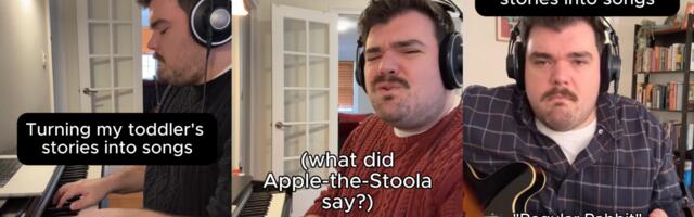 This dad is turning his 3-year-olds stories into adorable, groovy songs