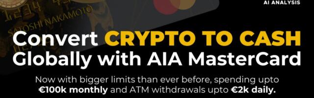 AI Analysis Launches The AIA Mastercard – The Future of Crypto-Fiat Transactions