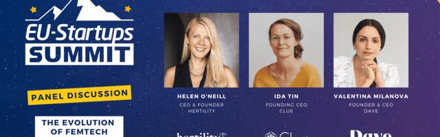 Meet the speakers of the “Evolution of Femtech” panel discussion happening at the EU-Startups Summit 2025!