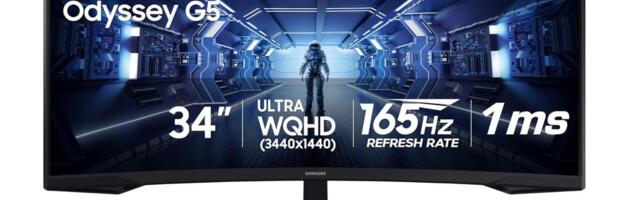 Samsung 34” Odyssey G5 Ultrawide Gaming Monitor at Its Record Low Price for Gamers’ New Year