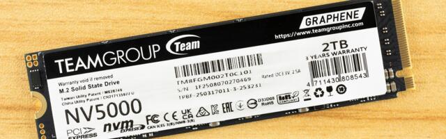 TeamGroup NV5000 2TB SSD Review: A Blast from the Past