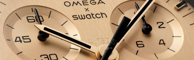 Swatch’s New Gold MoonSwatch Solves the Problem of the Nightmare Royal Pop Launch