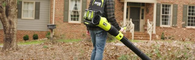 The Ryobi Backpack Blower Users Say You'll Be Using All Fall Long The Ryobi Backpack Blower Users Say You'll Be Using All Fall Long